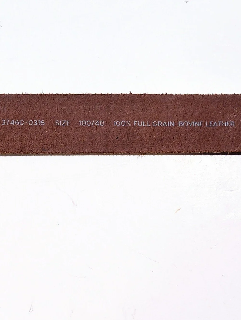 Levi's Icon Leather Belt Brown Full Grain Bovine Leather Size 40/100 37460-0316
